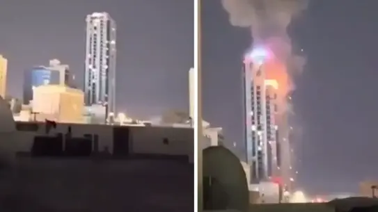 Saldırı sonrası bankanın iç mekan görüntüsü