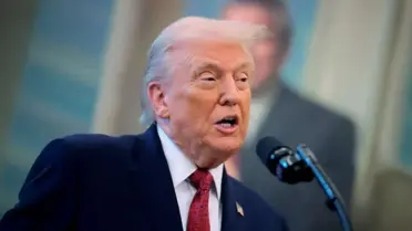 Trump ve İran konulu görsel