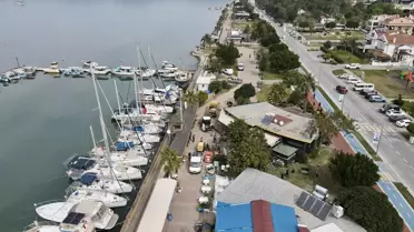 Yıkım öncesi Fethiye sahilindeki yapı ekleri