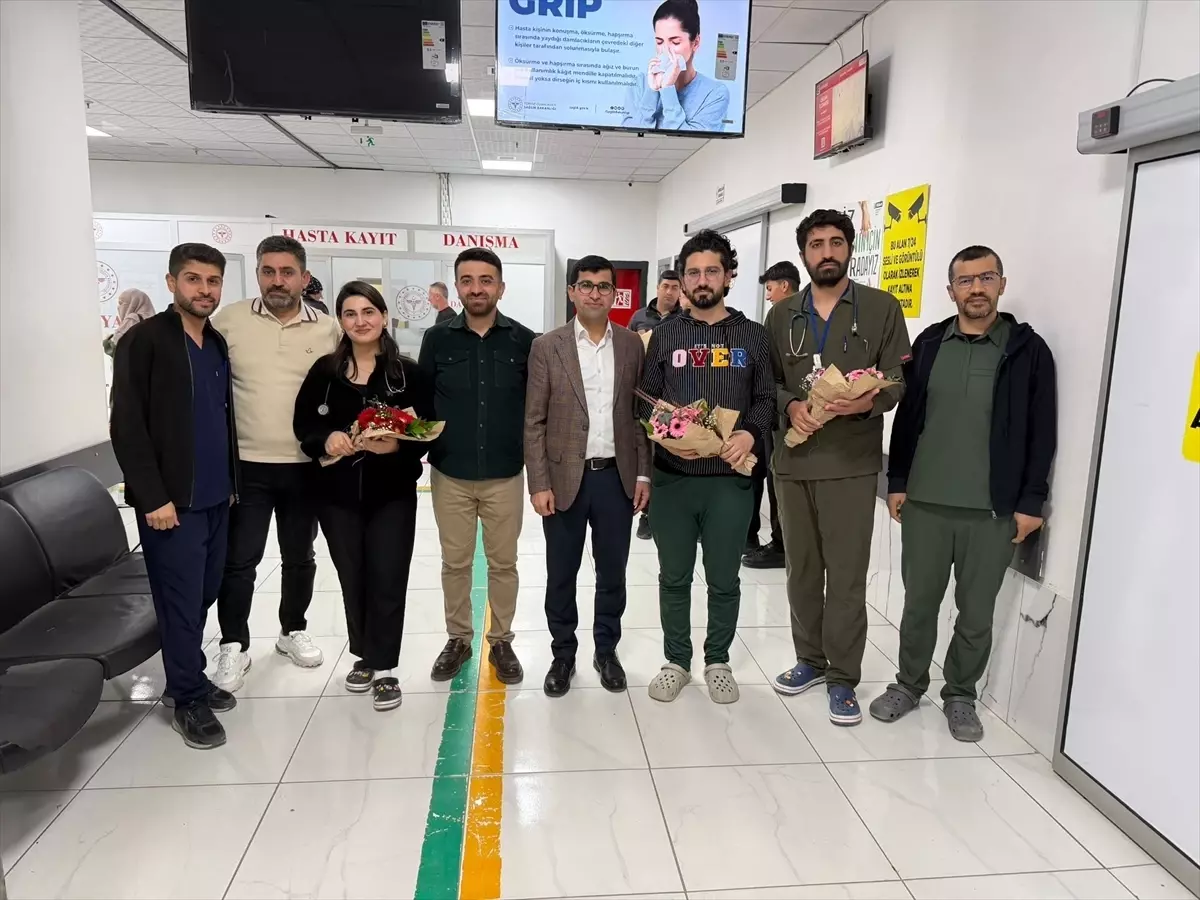 İdil'de 14 Mart Tıp Bayramı Coşkusu ve Sağlık Çalışanlarına Özel Anlar