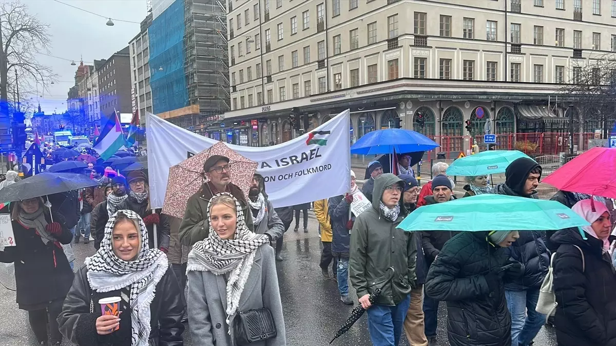 Stockholm’da İsrail’e Yönelik Protesto: Binlerce Vatandaş Ateşkes Talep Ediyor