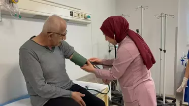 Ameliyat sonrası hastanın kontrol fotoğrafı