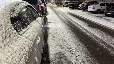 Karla kaplı Ardahan yolları