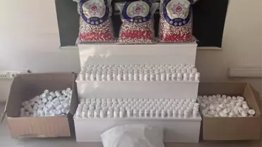 Ele geçirilen sentetik ecza haplar