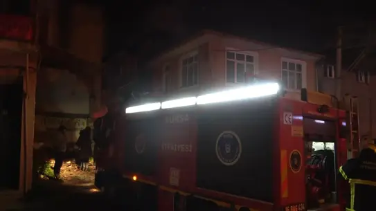 Yangın sonrası binanın görüntüsü