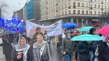 Protestodan ana fotoğraf