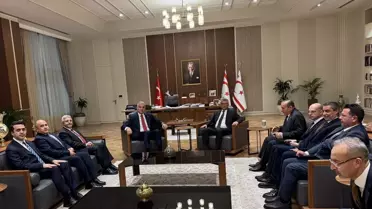 Erhürman ve Ersoy toplantı sırasında