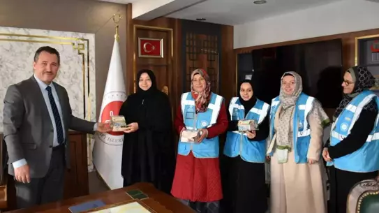 Bağış kampanyasından bir an