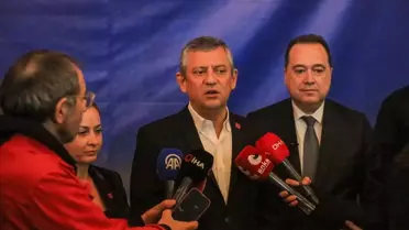 Özgür Özel konuşma anı