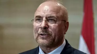 Galibaf'ın konuşma anı