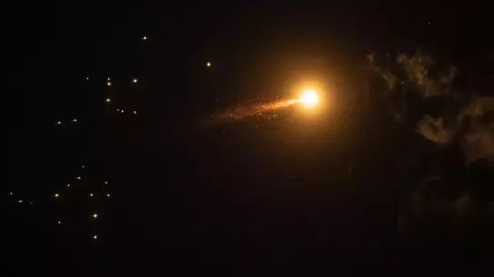 İHA sürüsü gökyüzünde