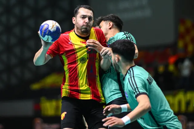 Maçta Göztepe Hentbol Takımı