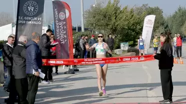 Balkan Yürüyüş Şampiyonası yarış anı