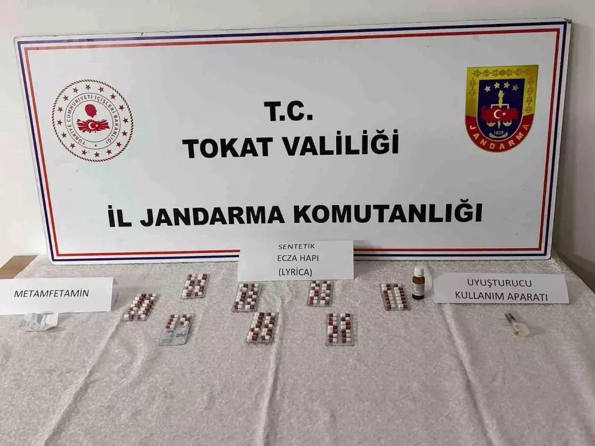 Tokat’ta Jandarma’dan Uyuşturucu ve Metanfetamin Operasyonu