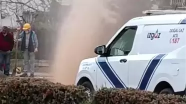 Derince'de Doğalgaz Kaçağı Korku Yarattı: Yetkililer Acil Önlem Aldı