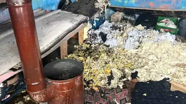 Osmaniye'nin Düziçi İlçesinde Çıkan Yangın Bir Evi ve Çadırı Yok Etti