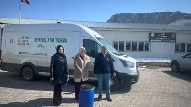 Atık yağ toplama konteynerleri Van’da