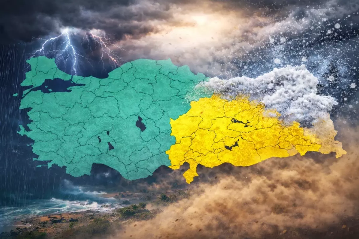 Meteoroloji 19 İl İçin Sarı Uyarı Yayınladı: Şiddetli Yağış ve Fırtına Bekleniyor
