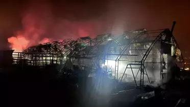 Yangın anındaki görüntüler