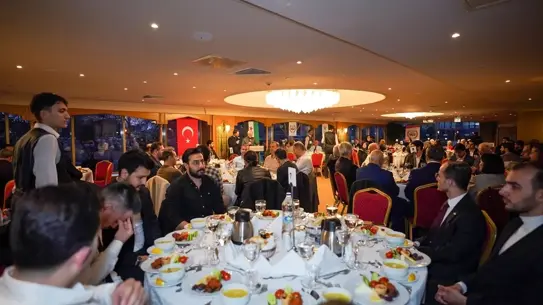 İftar programından renkli anlar