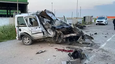 Kaza anındaki araç görüntüsü