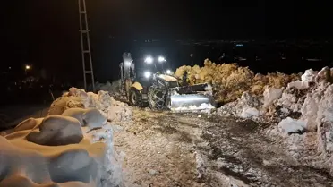 Kar temizleme makinesi Salıpazarı'nda