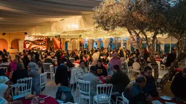 Down sendromlu çocukların iftar keyfi