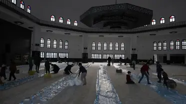 İftar dağıtımından bir kare