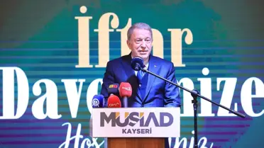 İftar sofrasında Elitaş ve Akar