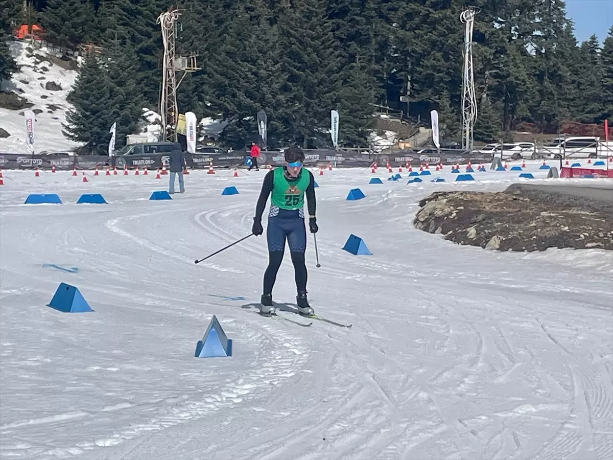 Gerede'de Türkiye'nin İlk Kış Triatlonu Büyük İlgi Topladı