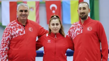 Goalball maçından bir anlık görüntü