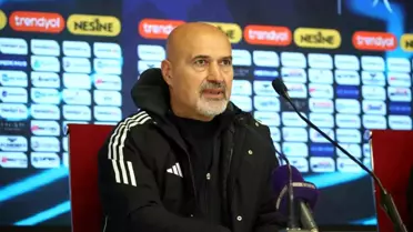 Levent Açıkgöz maç sonrası açıklama yapıyor