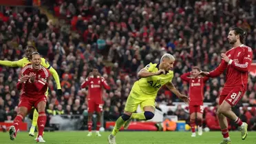 Liverpool'un gol sevinci