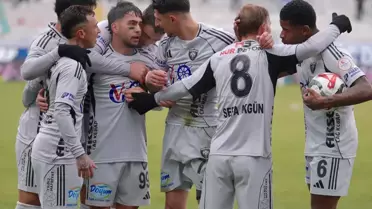 Erzurumspor'un galibiyet sevinci