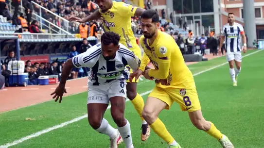 Kasımpaşa-Eyüspor maçından bir anlık görüntü