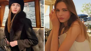 Berke Özer ve Gloria Dinov'un birlikte olduğu an