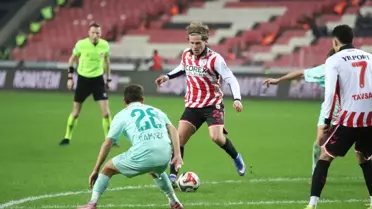 Samsunspor'un gol sevinci