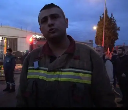 İşçilerin itfaiyeye yönelmesi