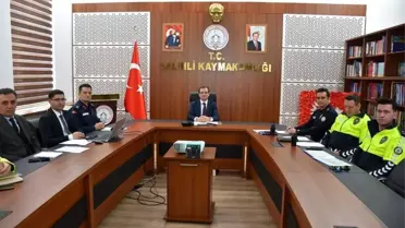 Salihli’de Bayram Öncesi Trafik ve Güvenlik Önlemleri Görüşüldü