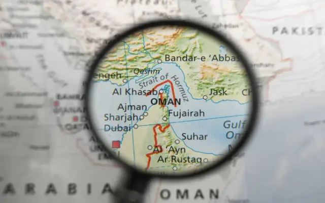 Hürmüz Boğazı haritası