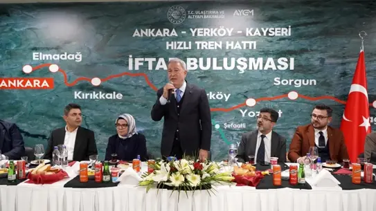 Hulusi Akar, Kayseri İftarı'nda Türkiye’nin Kalkınma Dinamizmini Vurguladı