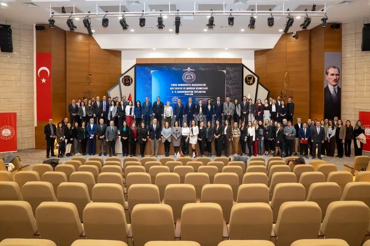 İzmir’de Adli Destek ve Mağdur Hizmetleri Koordinasyon Toplantısı Gerçekleşti