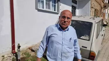 Yangın sonrası Domaniç köy manzarası