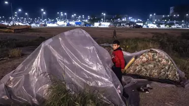 İsrail saldırısı sonrası yıkılmış bir Lübnan köyü