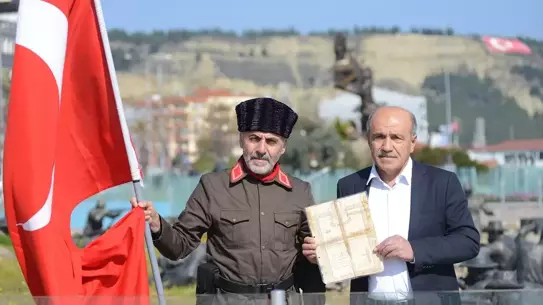 Eceabat sahilinde Gazi torunu