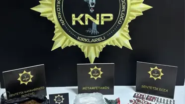 Operasyon sonrası ele geçirilen uyuşturucu