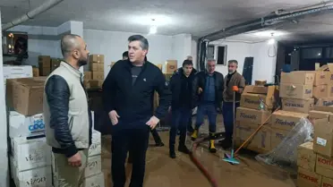 Sel sonrası Kurtalan sokakları