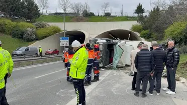 Kazanın gerçekleştiği yer ve devrilen beton mikseri