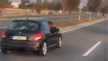 Araç içinde video çeken sürücüler