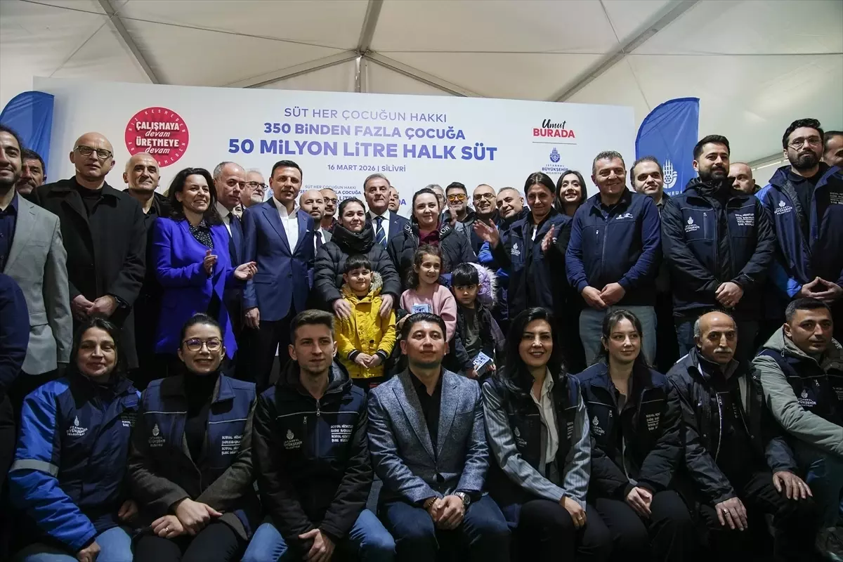 İstanbul Büyükşehir Belediyesi 50 Milyon Litre Süt Dağıtımını Tamamladı